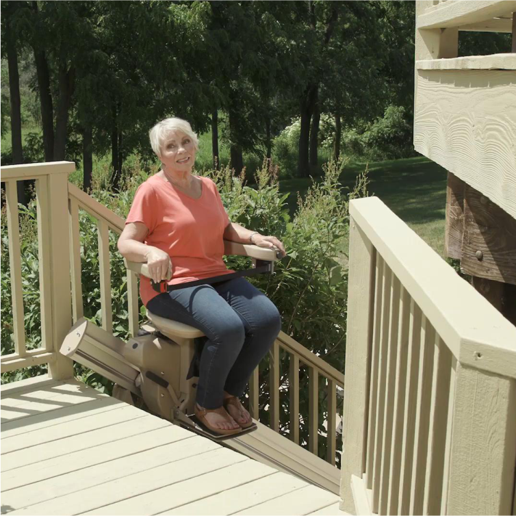 Bruno Elite straight outdoor stair lift