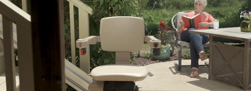 Bruno Elite straight outdoor stair lift